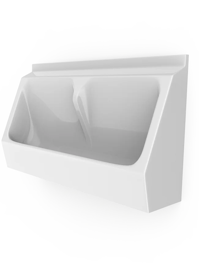 A white GRP trough 5000