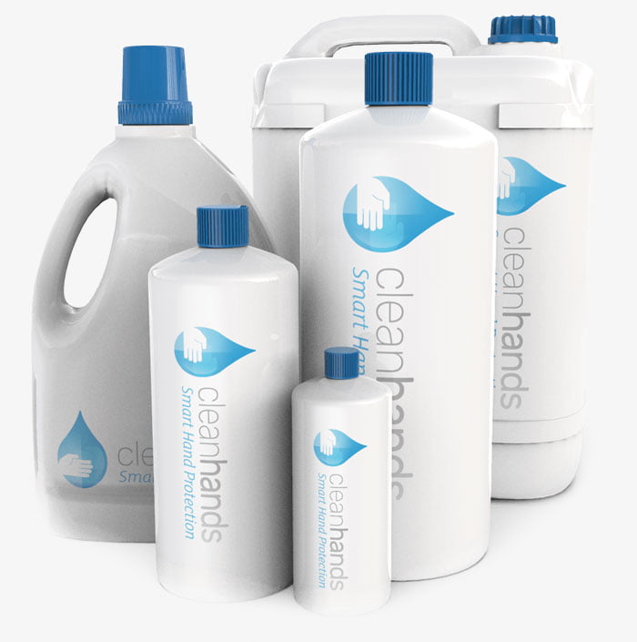 A mixture of clean hands branded products